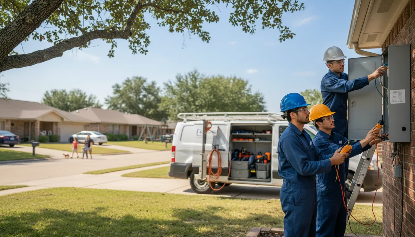 Certified electrician providing emergency electrical services in Dennison, MN